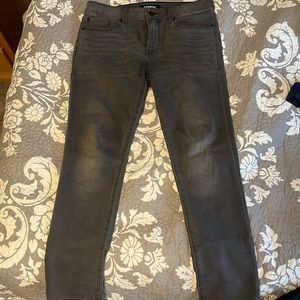 Gray Express Skinny Jeans (32x30)